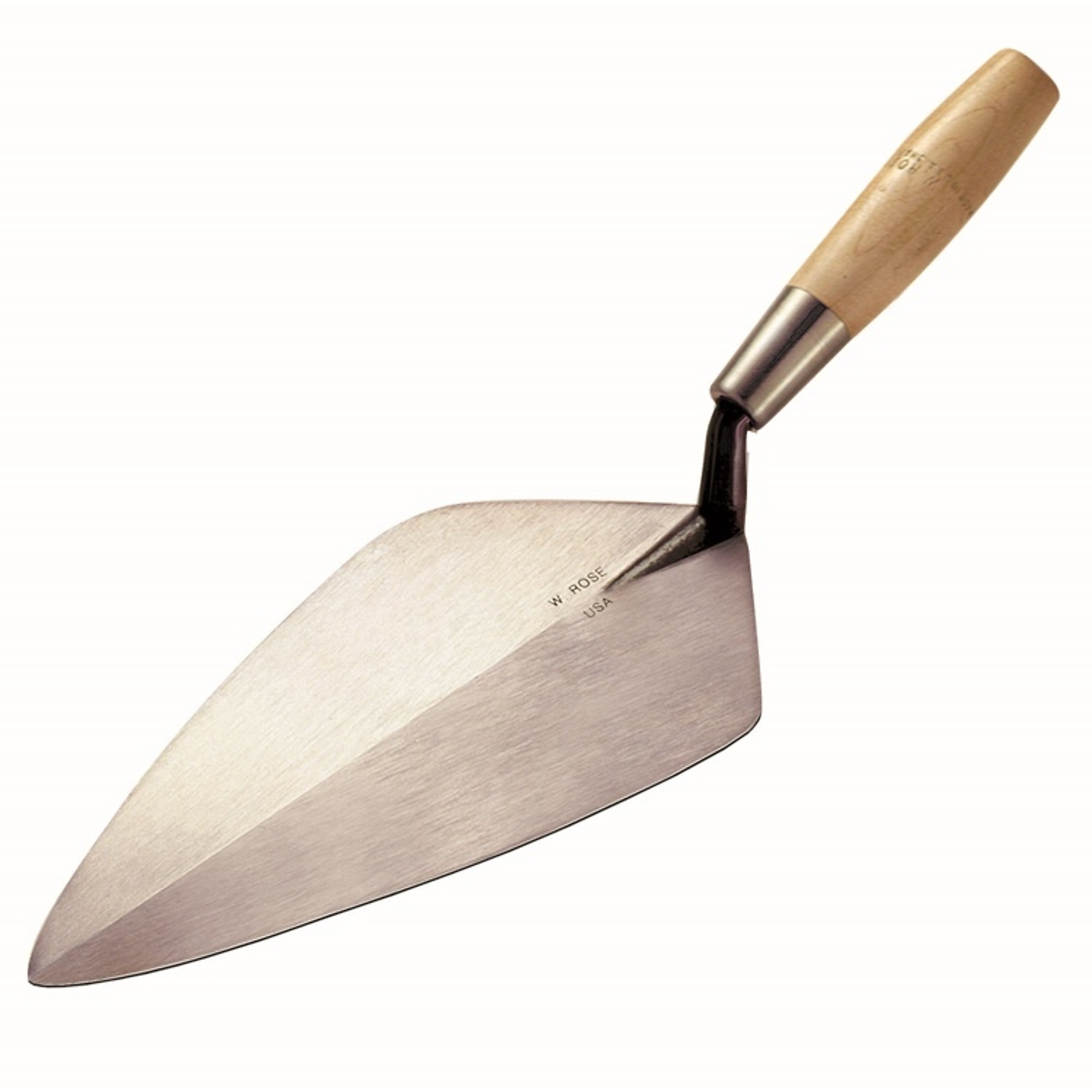 Kraft Tool RO112-11 11" Wide London Brick Trowel w/6" Wood Handle, 6PK